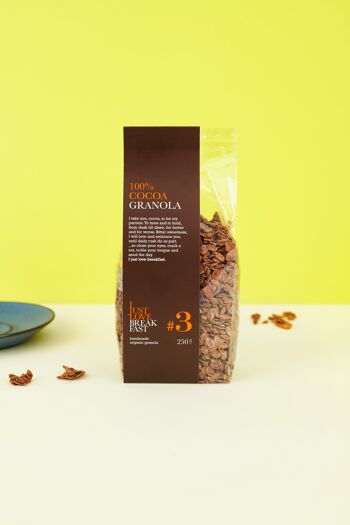 #3 250g de granola 100% cacao biologique 1