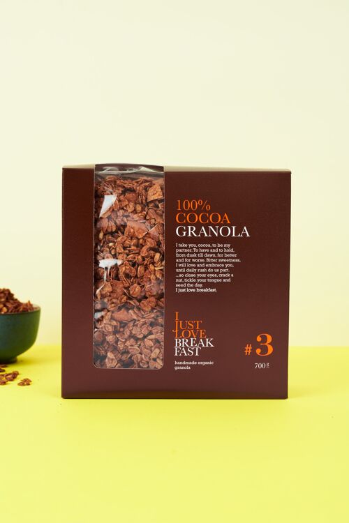 #3 700g 100% cacoa bio granola