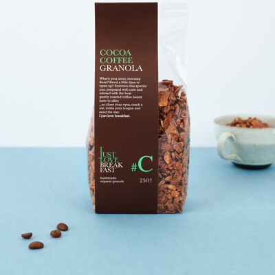 #C 250g 100% coffee organic granola