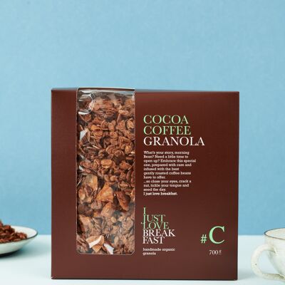 #C 700g 100% coffee organic granola