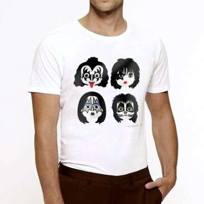 Organic cotton T-shirt illustration ROCKERA - Kalidoskopio