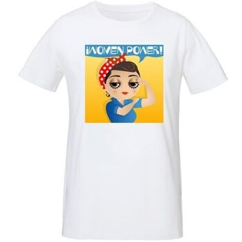 T-shirt en coton bio illustration WOMEN POWER - Kalidoskopio 2