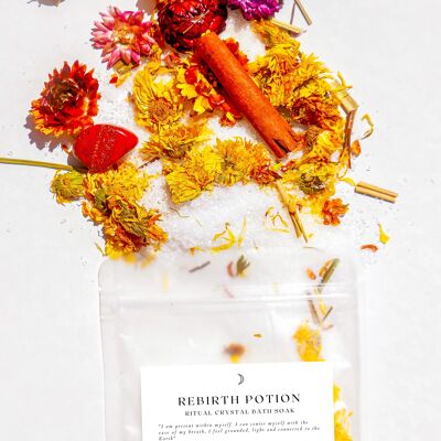 Rebirth Potion | Crystal Bath Soak - Ritual Bath Salts