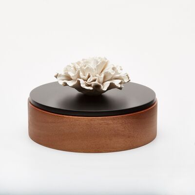CHAN jewelry box (wood & black) - 15 cm