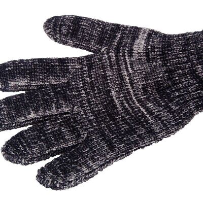 Exfoliating massage glove with bamboo charcoal