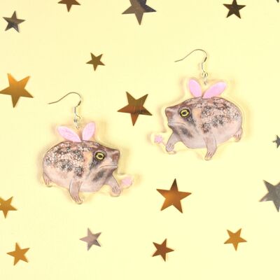 Bijoux Grumpy Frog - Accessoire Froggy - Collier et boucles d'oreilles - Édition limitée