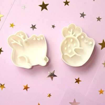 Cookie Cutters - Fairy Stawberry Frog - Cottagecore biscuits - Cute Baking Set - Magic Froggys
