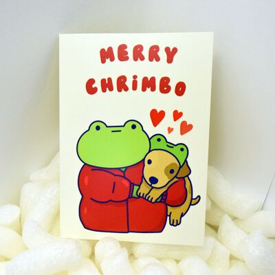 Tarjetas Froggy Chrimbo - Ranitas navideñas - Nim & Sage