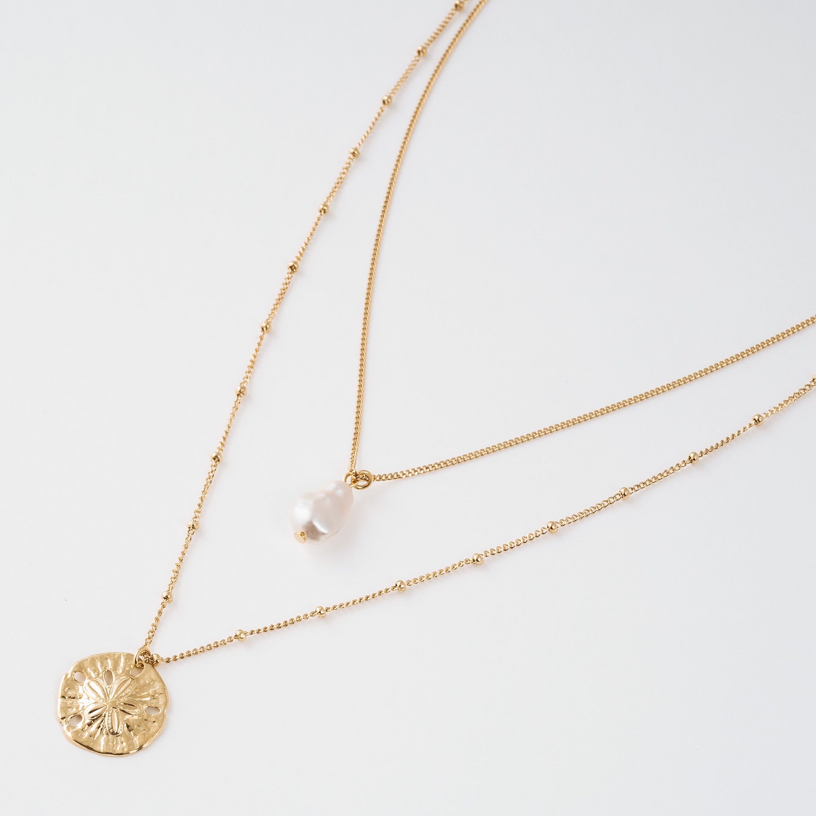 Collana con doppio riccio di mare