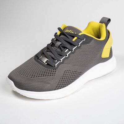 Infinite Runzzer - la chaussure de sport végétalienne d'Allemagne - gris