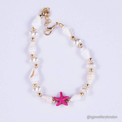 STARFISH SUMMER VIBES ANKLET FOR WHOLESALE