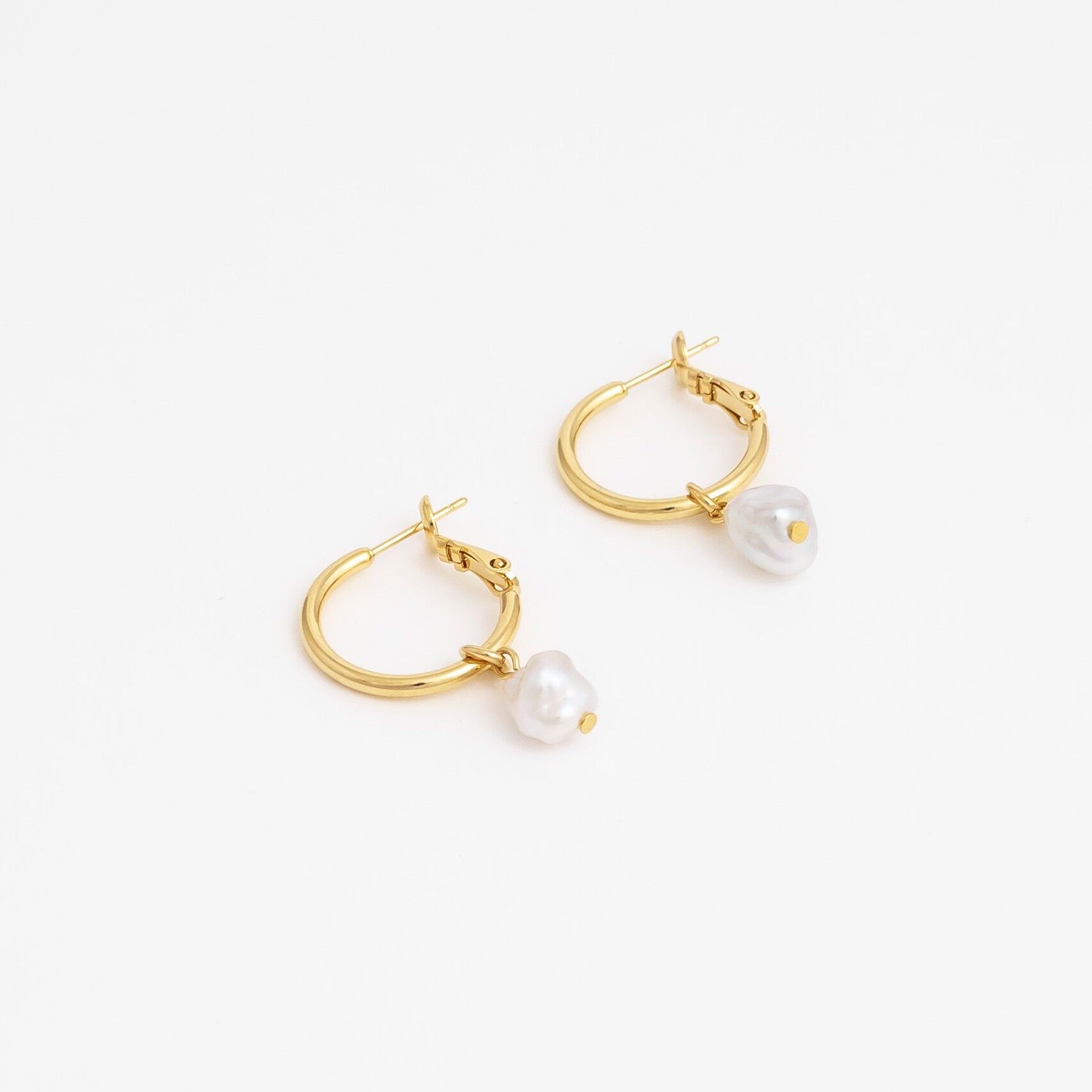Orecchini a cerchio con perline Douce PM