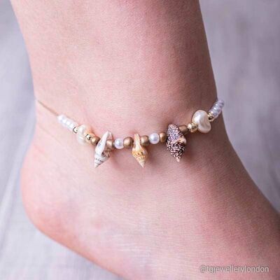 BEADED SUMMER VIBES ANKLET