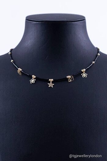 COLLIER ARTISANAL FLEURS 2