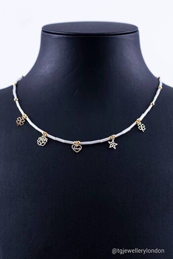 COLLIER ARTISANAL FLEURS 4