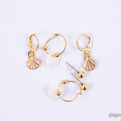 CLIP-ON HOOP EARRING