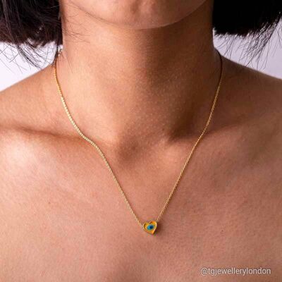 COLLARES EN FORMA DE CORAZÓN DEL MAL DE OJO