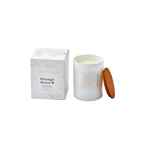 Paris Scented Candle V30 - WHITE DESIGN - Orange Blossom