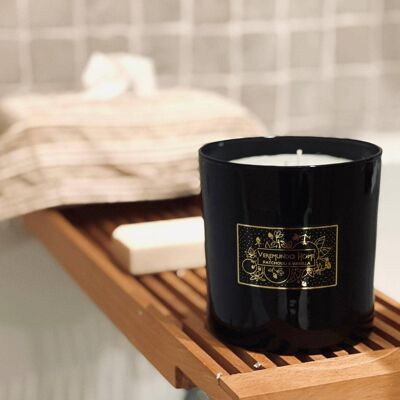 Paris Scented Candle 15x15 - BLACK DESING - Bergamota di Calabria