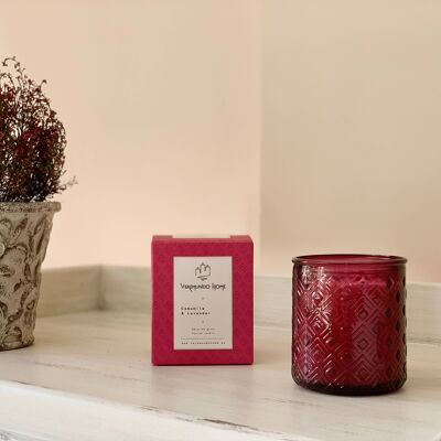 Organic Scented Candle - Camomile & Lavender