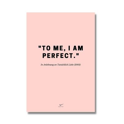 Postcard "Perfect"