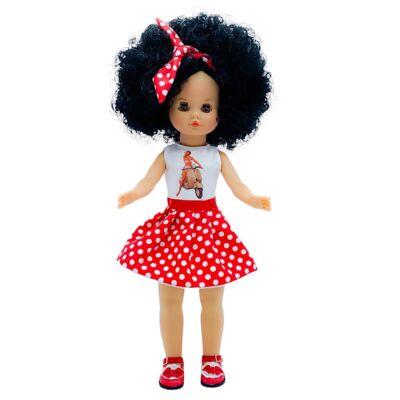 Original Sintra doll 40 cm. model 2022 100% vinyl with limited edition Pin Up fashion dress
