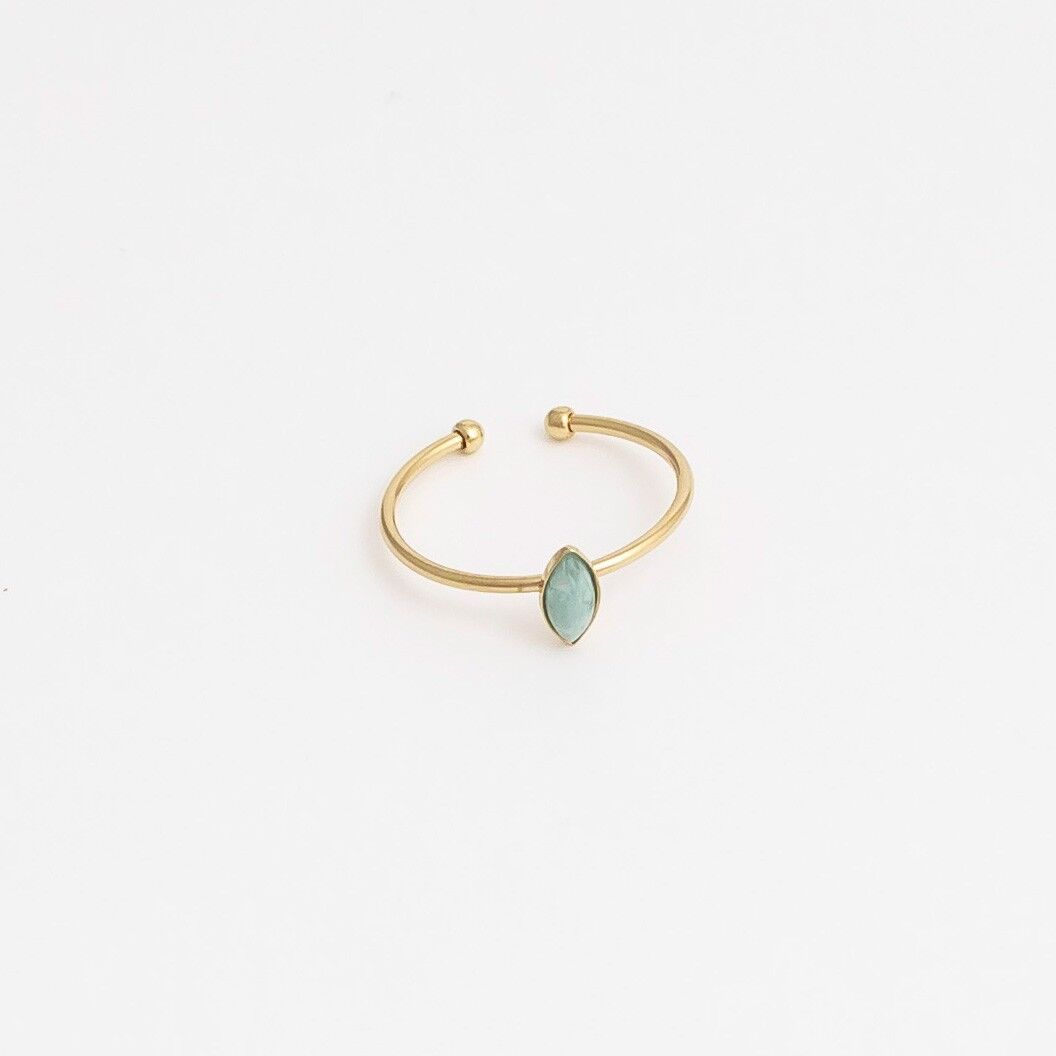 Mini Jeannette Amazonit Ring