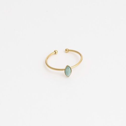 Mini bague Jeannette amazonite