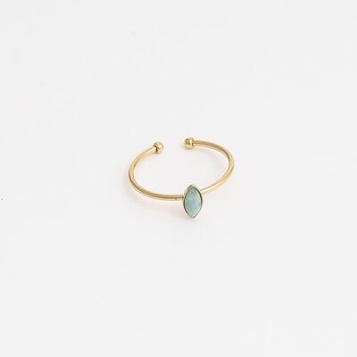 Mini Jeannette Amazonit Ring