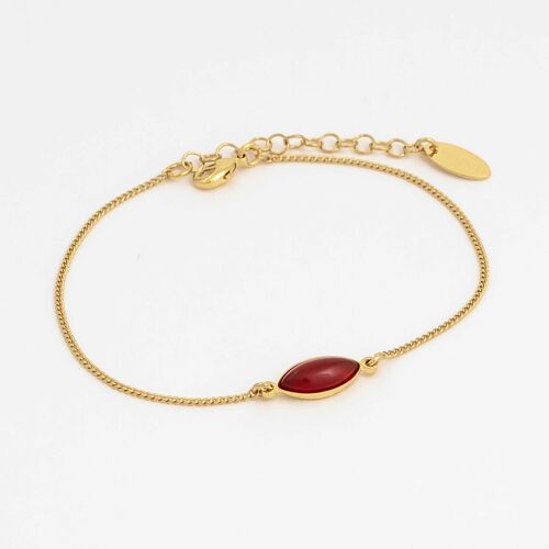 Bracelet Henriette cornaline