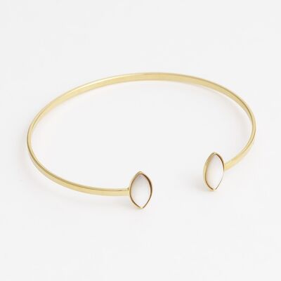 Henriette mother-of-pearl bangle