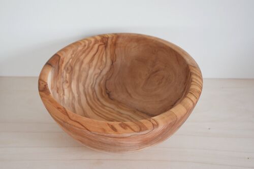 Bowl grande de madera de olivo - 2,54 - 24 cm x 11.5 cm