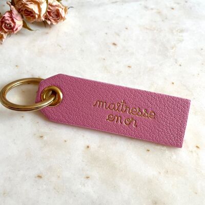 Rose gold mistress key ring