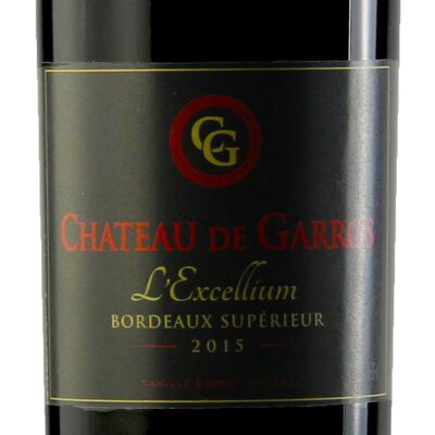 BORDEAUX - Chateau de Garros - L'Excellium 2019 Bordeaux Supérieur HVE3 100% Merlot