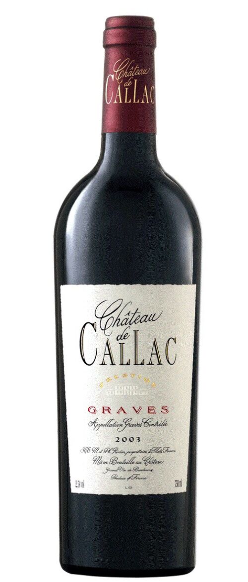 Chateau de Callac 2018, Graves Rouge Prestige