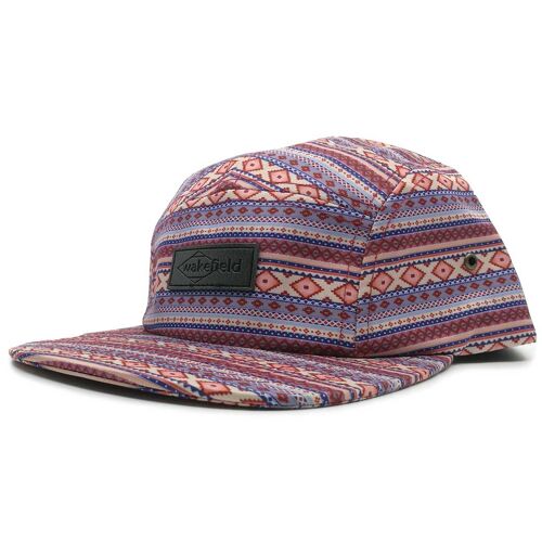 No Comply Cap - 5panel Caps - Hat With Aztec Print - Wakefield Headwear