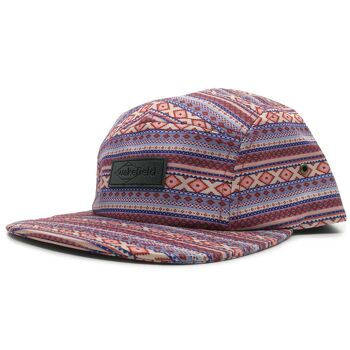 No Comply Cap - 5panel Caps - Chapeau à imprimé aztèque - Wakefield Headwear 1