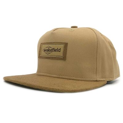 Casquette gourmette - Casquette snapback de couleur crème - Casquettes en coton - Wakefield Headwear