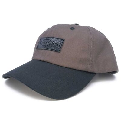 Ghetto Cap - Cappello da baseball nero/marrone