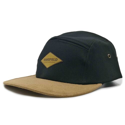 Black-Out Cap - Black 5panel Cap