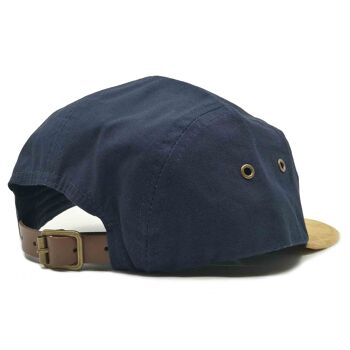 Casquette 5 panneaux bleue - Casquettes 5 panneaux 2