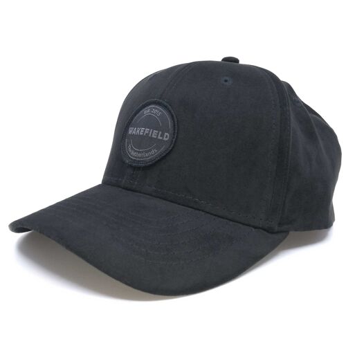 Suede Cap Black High - Baseball Cap - Curved Visor