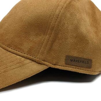 Casquette Suede Camel - Casquette Baseball 3