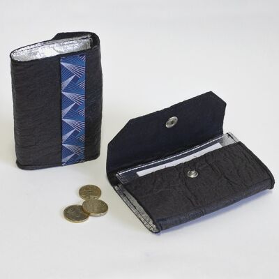 Phulan wallet - Black & Silver