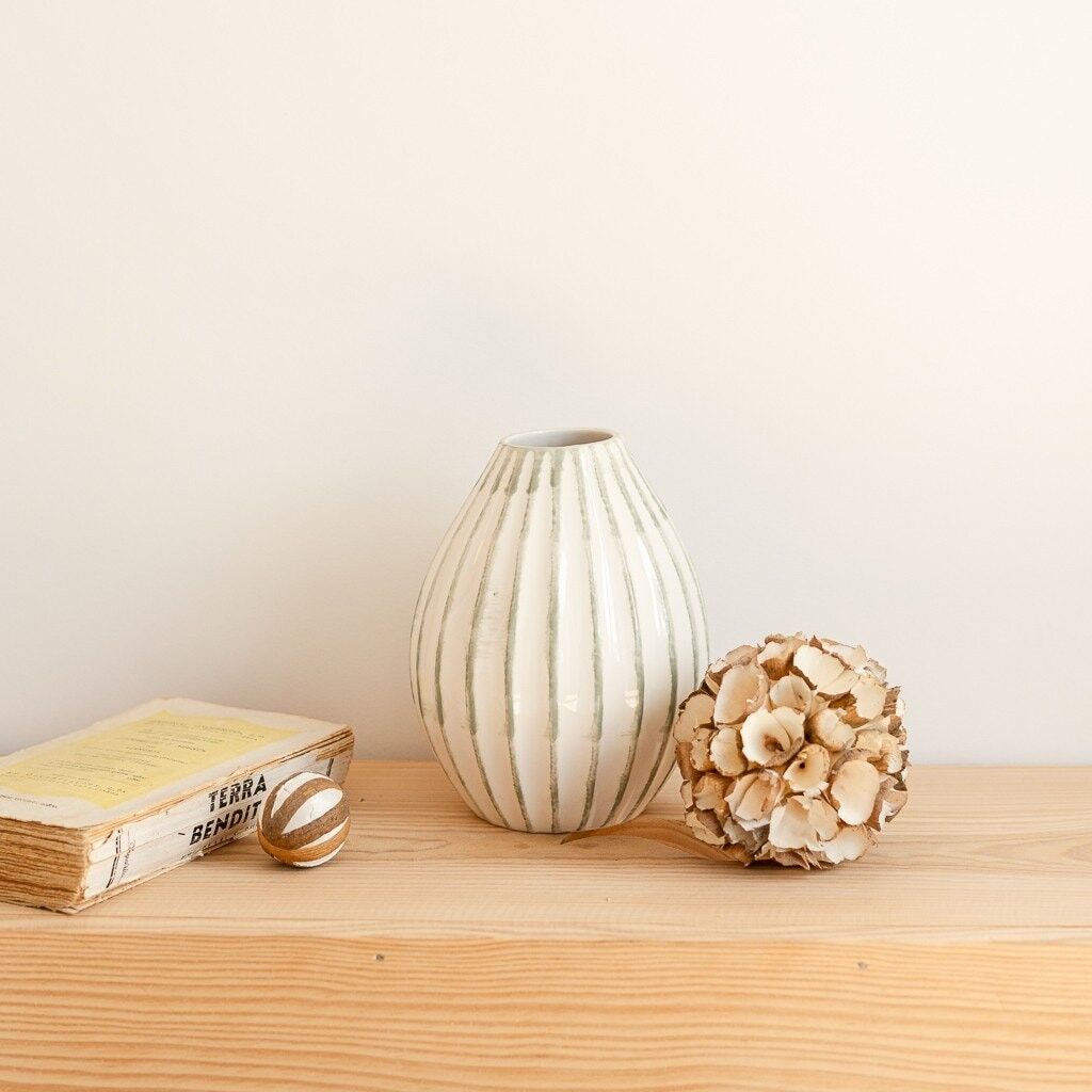 Große Andenvase Grüne Patina