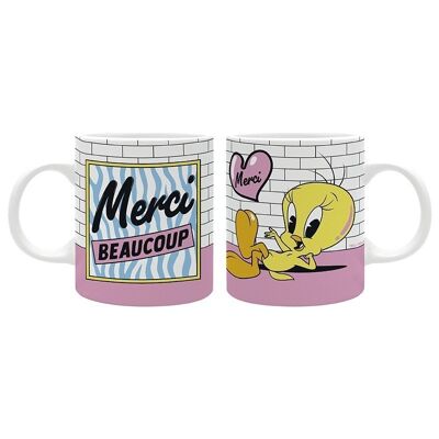 Looney Tunes - Mug 320ml - "MERCI BEAUCOUP"