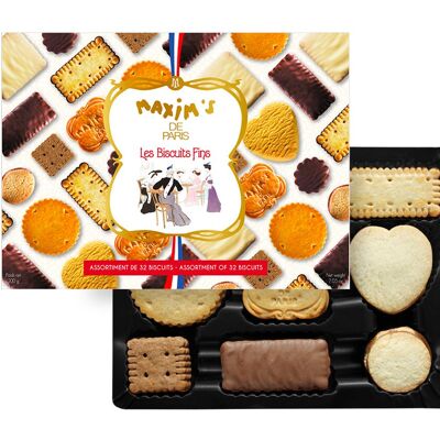 Confezione da 32 biscotti assortiti