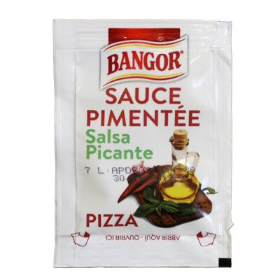 OLIO PER PIZZA PICCANTE BOX 1000 UNITÀ/BUSTE MONODOSE