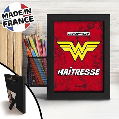 Wonder Woman - Cadre cadeau - L'AUTHENTIQUE "W" MAÎTRESSE