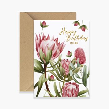 Carte Anniversaire Darling Protea 1